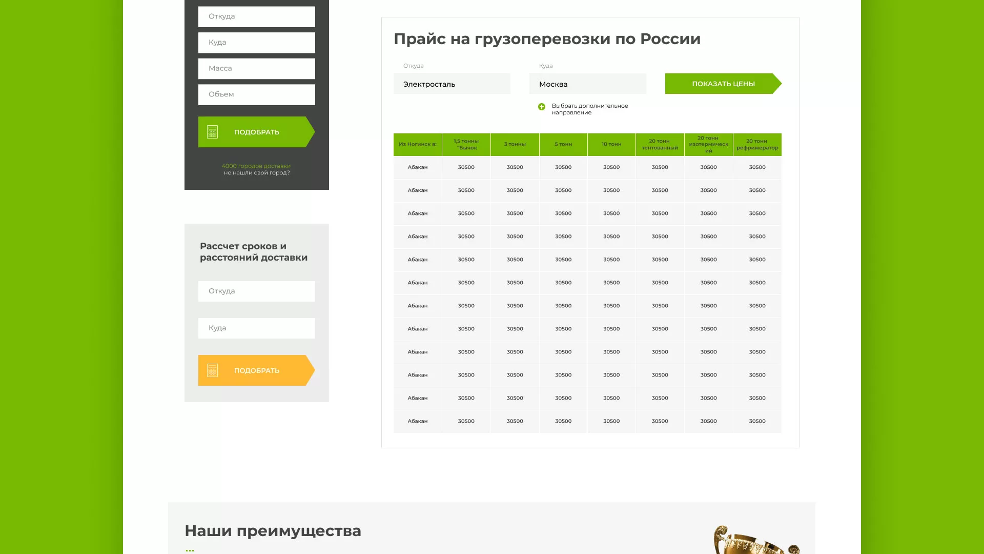 Разработка логотипа и сайта компании «Инком-Логистика» в Норильске